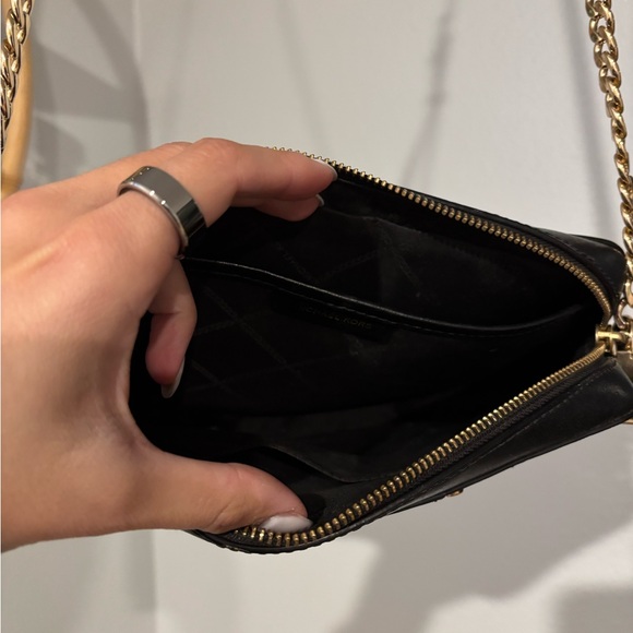 Michael Kors Leopard and Black Crossbody Bag - Picture 3 of 3